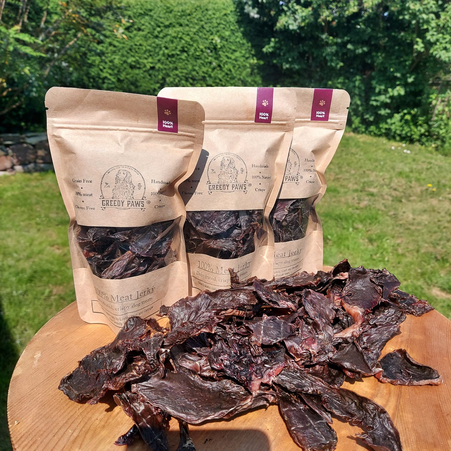 100% Heart jerky (Pork)