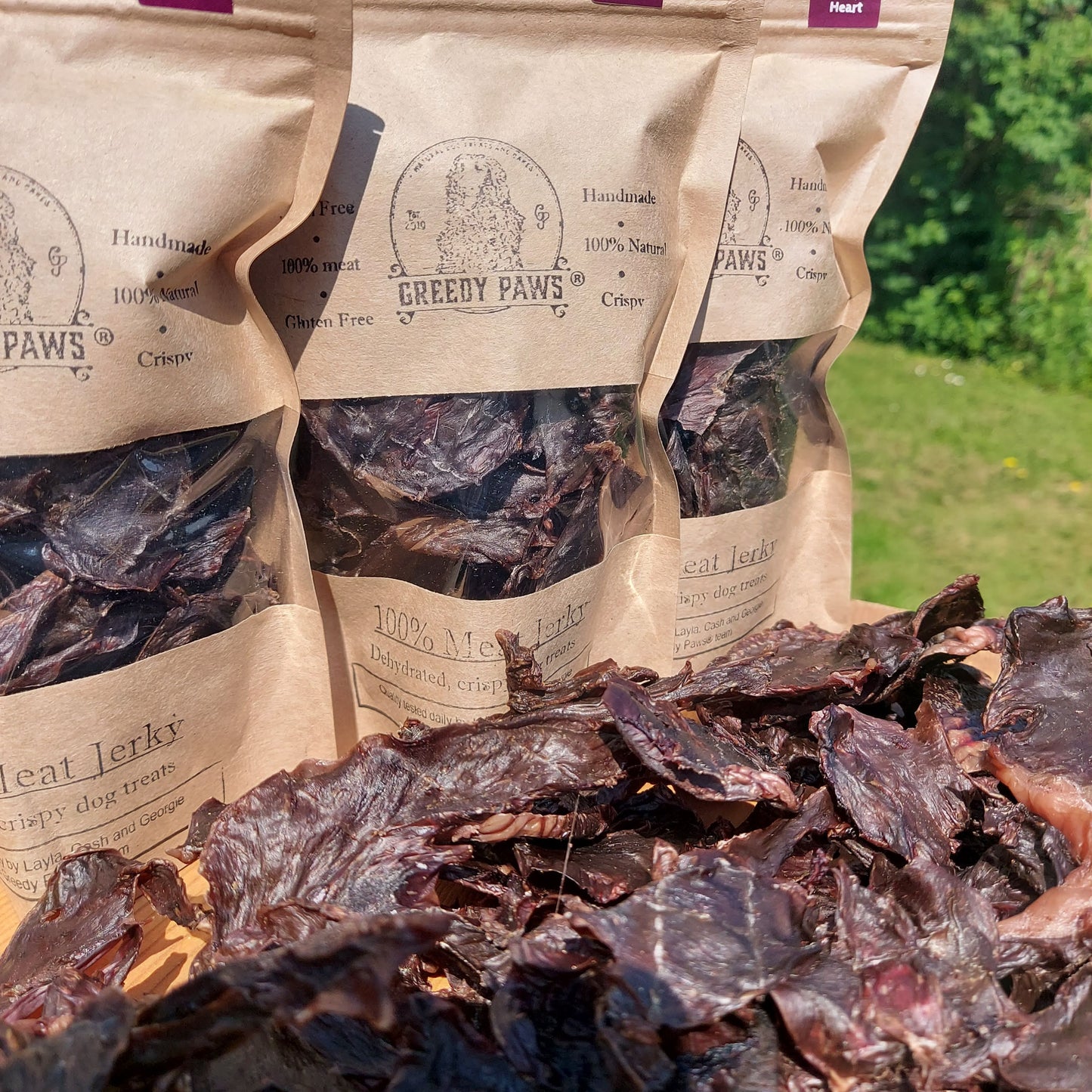 100% Heart jerky (Pork)