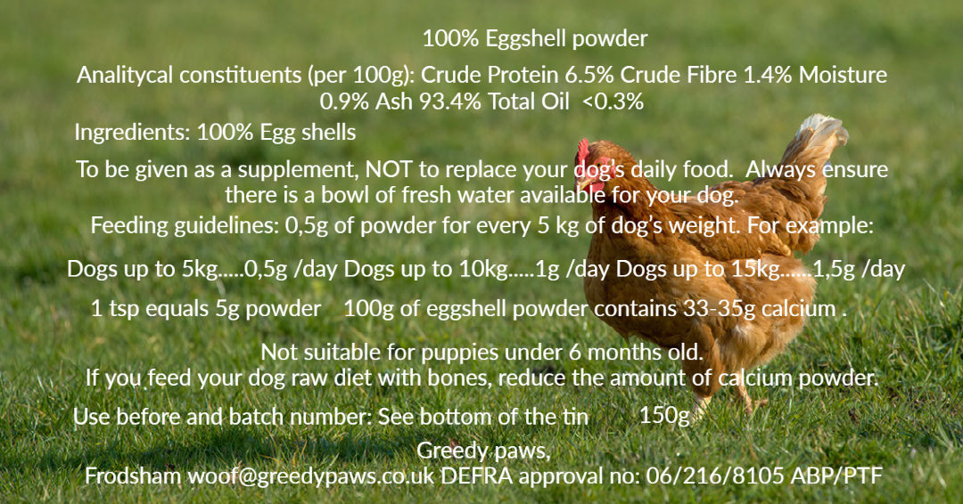 Eggshell powder 100%
